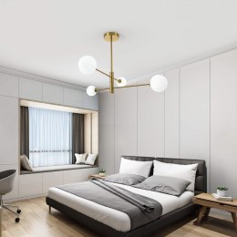 Lampa wisząca Dorado złota 4xG9