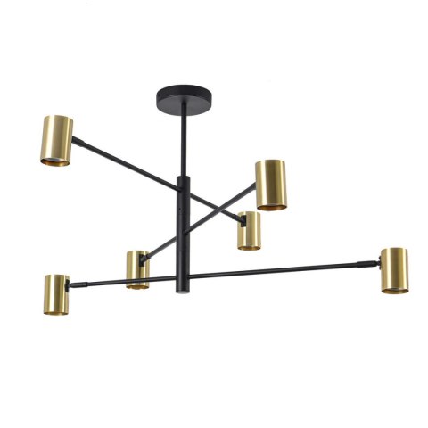 Lampa wisząca Snow 6 złota 6xGU10
