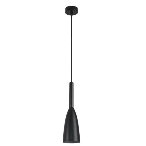 Lampa wisząca Solin 1 czarna 1xE27