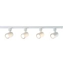Zestaw oświetlenia szynowego Snow SET 1F biały 4xGU10