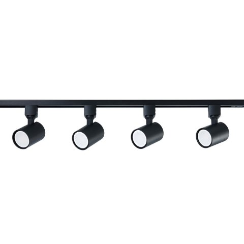 Zestaw oświetlenia szynowego Snow SET 1F czarny 4xGU10