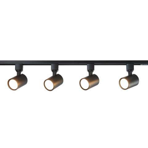 Zestaw oświetlenia szynowego Snow SET 1F czarny 4xGU10