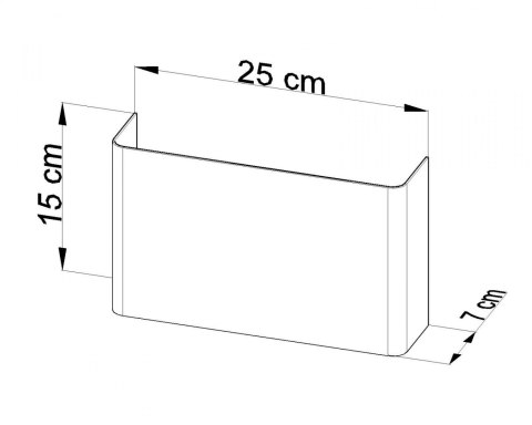 Kinkiet COPERTURA Biały