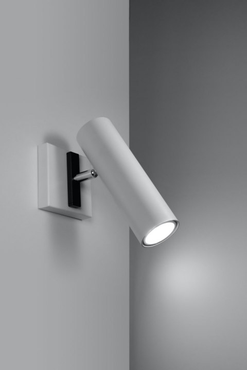 Nowoczesny kinkiet DIREZIONE Biały, loft