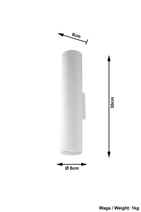 Kinkiet LAGOS 2 Biały