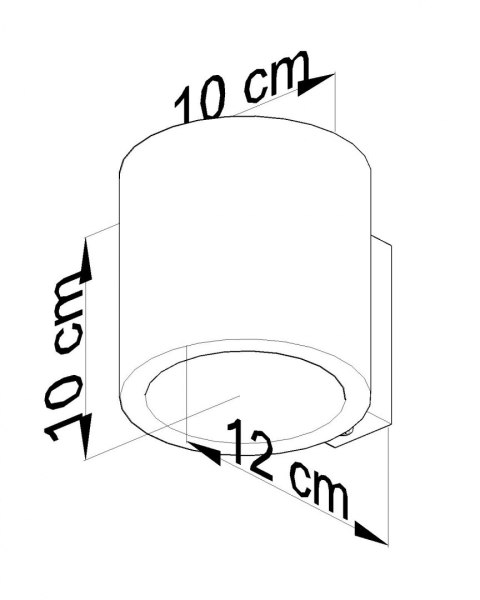 Kinkiet ORBIS Naturalne Drewno