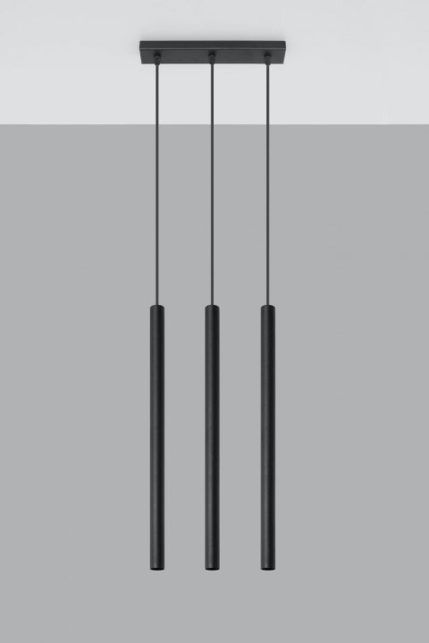Lampa Wisząca PASTELO 3 Czarna