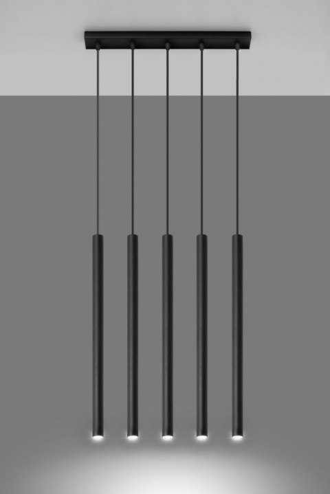 Lampa Wisząca PASTELO 5 Czarna Lampa Wisząca PASTELO 5 Czarna