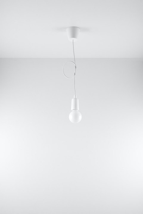 Lampa wisząca DIEGO 1 biała