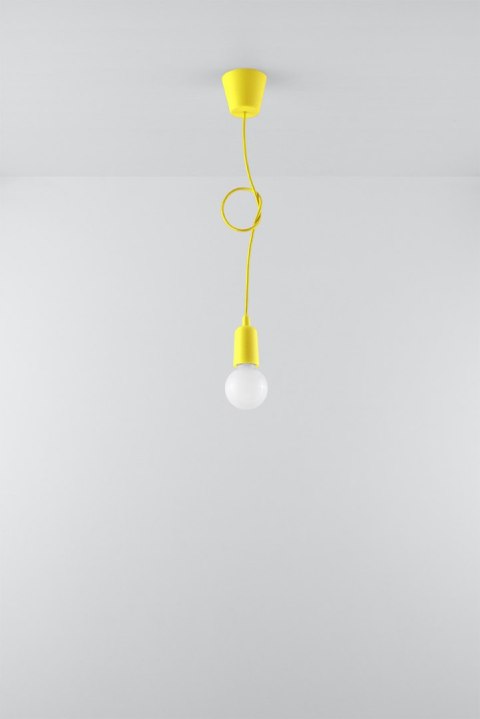 Lampa wisząca DIEGO 1 żółta