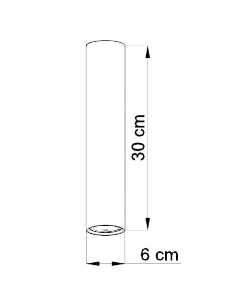 Spot/tuba LAGOS Biały