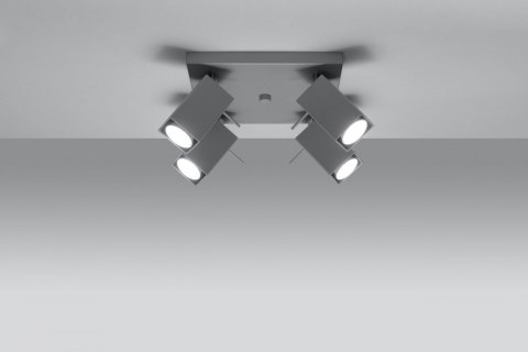 Plafon MERIDA 4 Szary