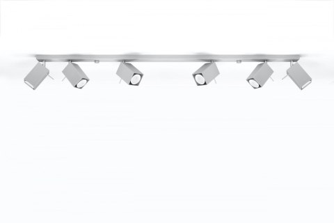 Plafon MERIDA 6L Szary