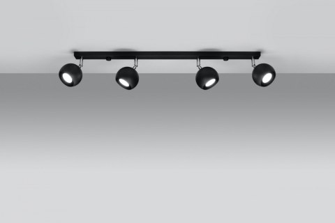 Plafon OCULARE 4L Czarny