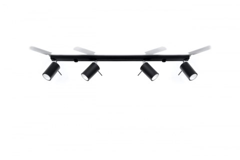 Reflektorki ruchome listwa RING 4L Czarny