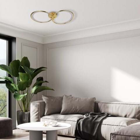 Azina 2 Plafon złota LED