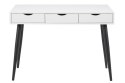 Biurko Scandi białe/ czarne