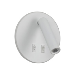 Kinkiet ścienny biały Furla WL-53742-1-WH