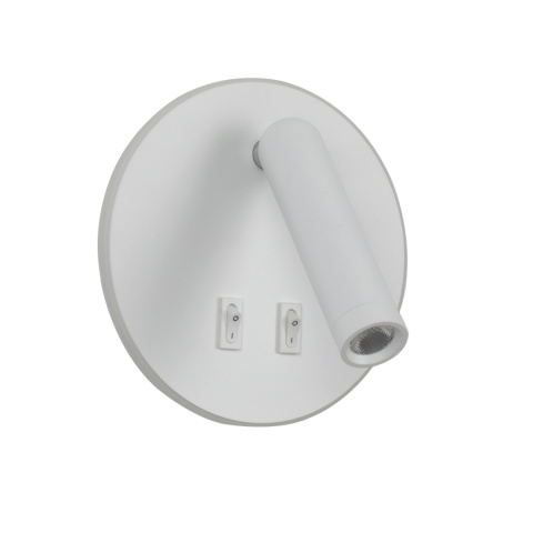 Kinkiet ścienny biały Furla WL-53742-1-WH