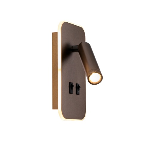 Kinkiet do sypialni Doria WL-83957-1-CF