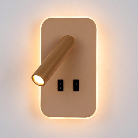 Kinkiet do sypialni Doria WL-83957-1-GD