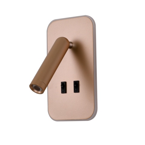 Kinkiet do sypialni Doria WL-83957-1-GD