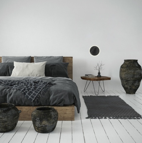 Kinkiet do sypialni Furla WL-53742-1-BK