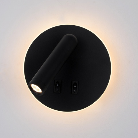 Kinkiet do sypialni Furla WL-53742-1-BK