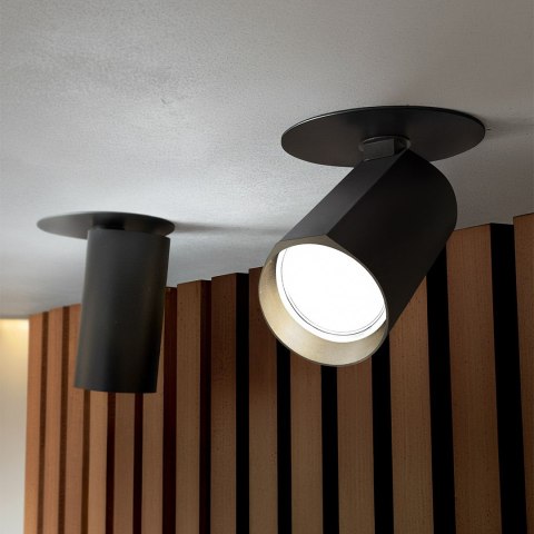 Lampa sufitowa wpuszczana BORA KJ2108 1xGU10 czarny