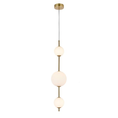 Lampa wisząca pionowa Dorado złota LED CCT