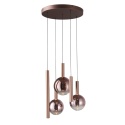 Nowoczesna lampa wisząca Camino PND-24038-5A-COPP