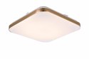 Plafon kwadratowy Babilon 38 cm złoty LED 4000K