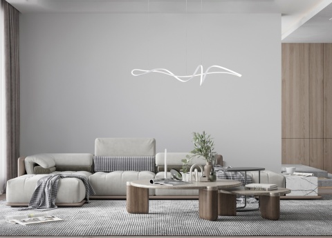 Nowoczesna lampa wisząca Mila PND-23523-WH