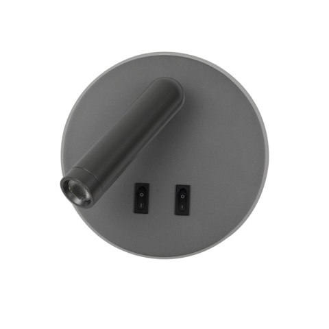 Kinkiet do sypialni szary Farla WL-53742-1-GR