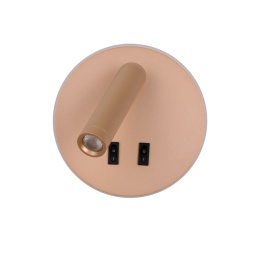 Kinkiet do sypialni Furla WL-53742-1-GD