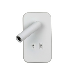 Kinkiet do sypialni Doria WL-83957-1-WH