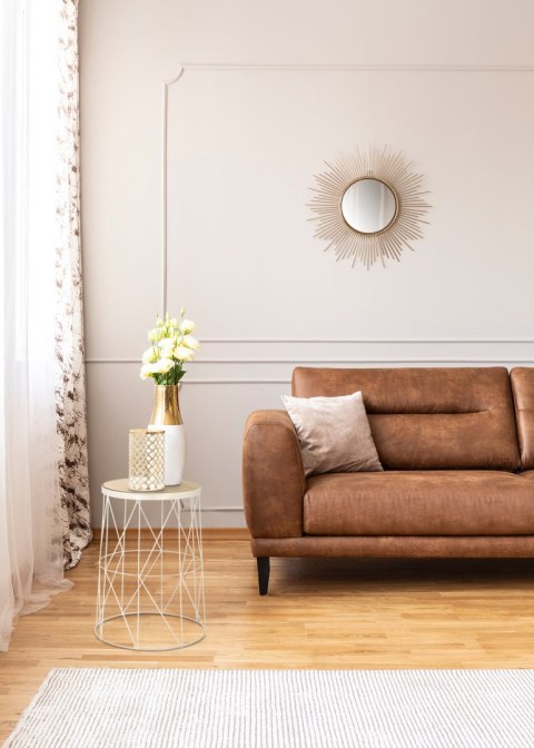 Stolik Rack okrągły czarny