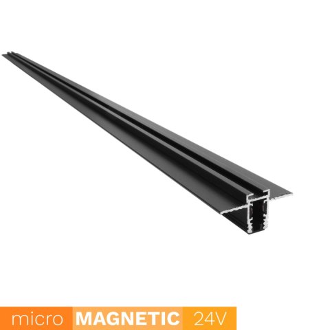 Szyna Magnetyczna podtynkowa UN5-D Micro Magnetic 300cm czarna