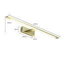 Kinkiet Isla złoty 62cm IP44 LED CCT