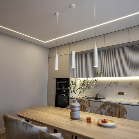 Lampa wisząca 1 x GU10 ESLA KJ2118 biały