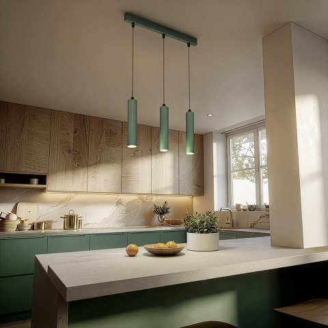 Lampa wisząca 3 x GU10 ESLA KJ217 czarny