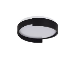 Plafon Halo 27 cm czarny LED CCT