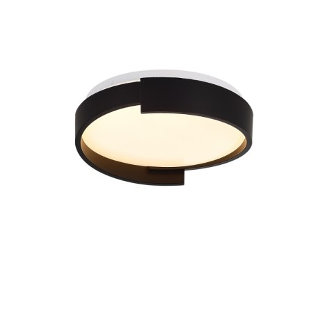 Plafon Halo 27 cm czarny LED CCT