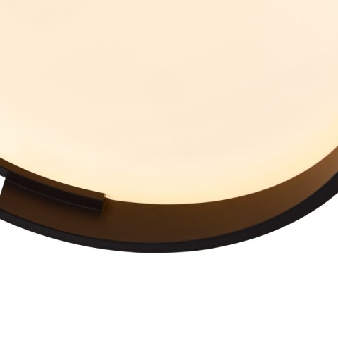 Plafon Halo 38 cm czarny LED CCT