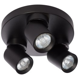 Plafon Pointa czarny 3xGU10