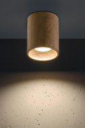 TUBA LAMPA SUFITOWA 1X15W GU10 7,9/10 DREWNIANY