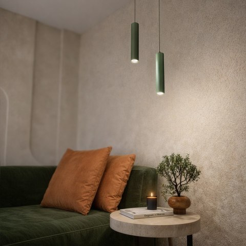 Lampa wisząca 1 x GU10 ESLA KJ2118 oliwkowy