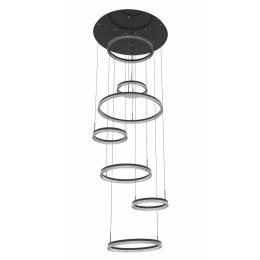 Lampa wisząca do antresoli Hall 350 cm czarny LED CCT