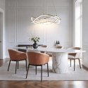 Złota lampa wisząca Infania 32 cm LED CCT