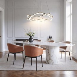 Złota lampa wisząca Infania 32 cm LED CCT